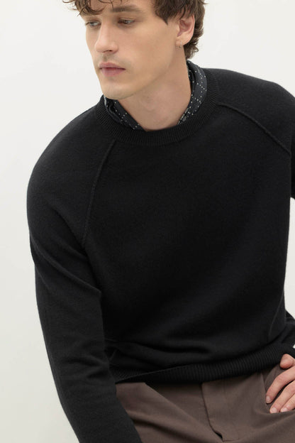 LORENZO CASHMERE CREWNECK