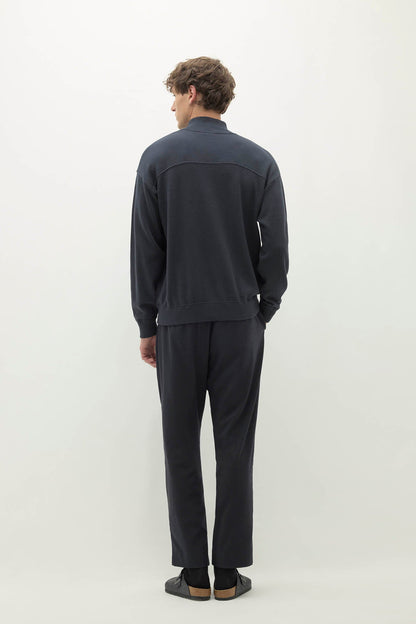 RONAN COTTON CASHMERE HALF-ZIP