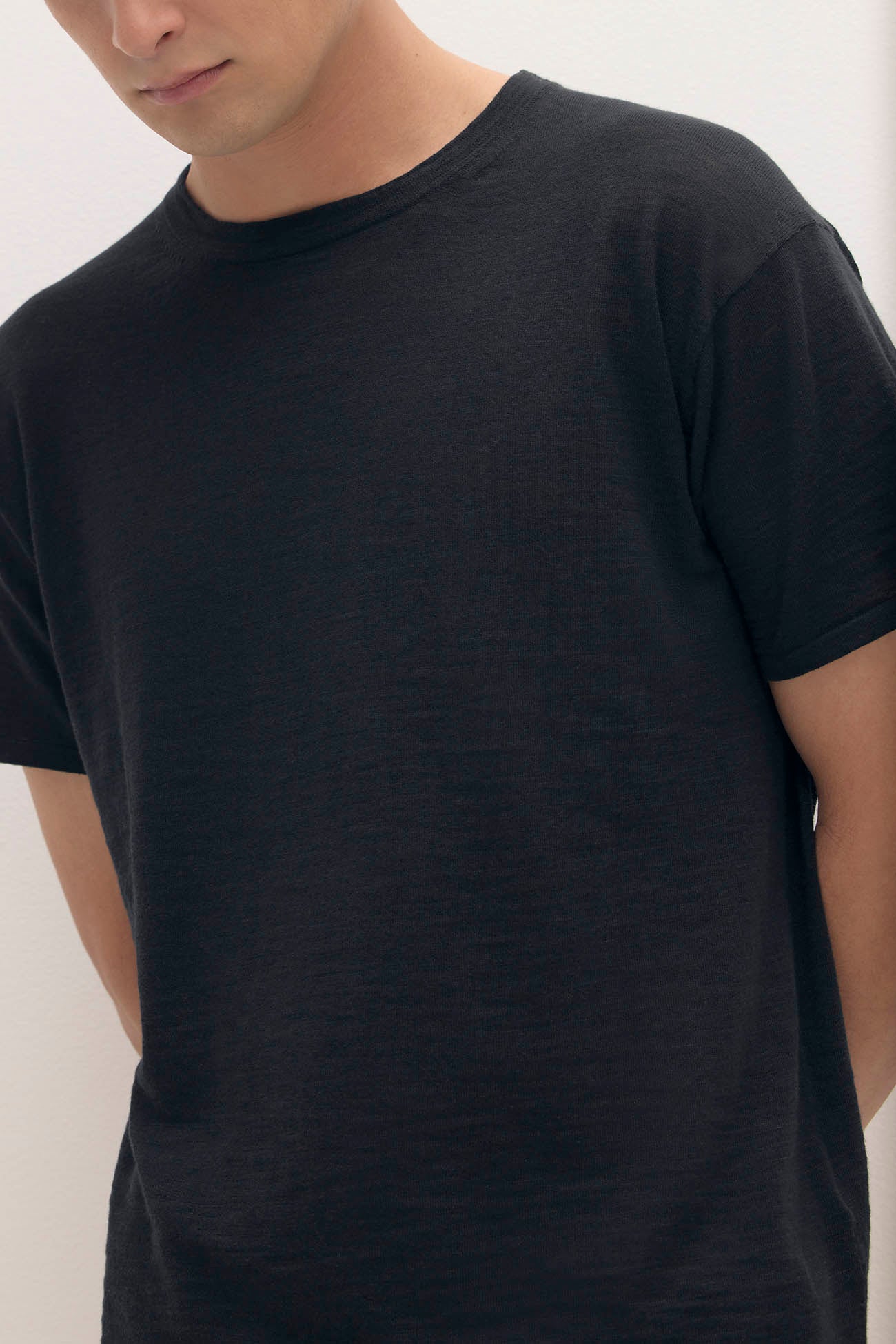 KYLE LINEN CREWNECK TEE