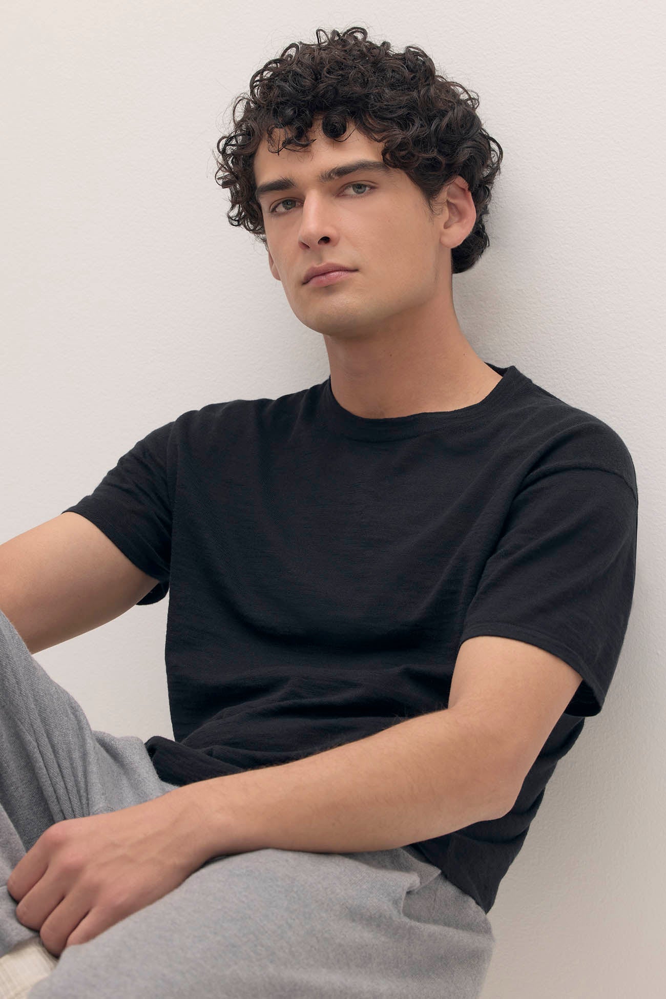 KYLE LINEN CREWNECK TEE