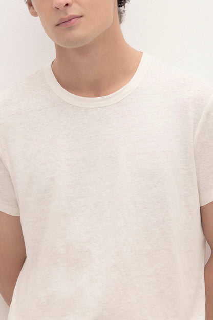 KYLE LINEN CREWNECK TEE